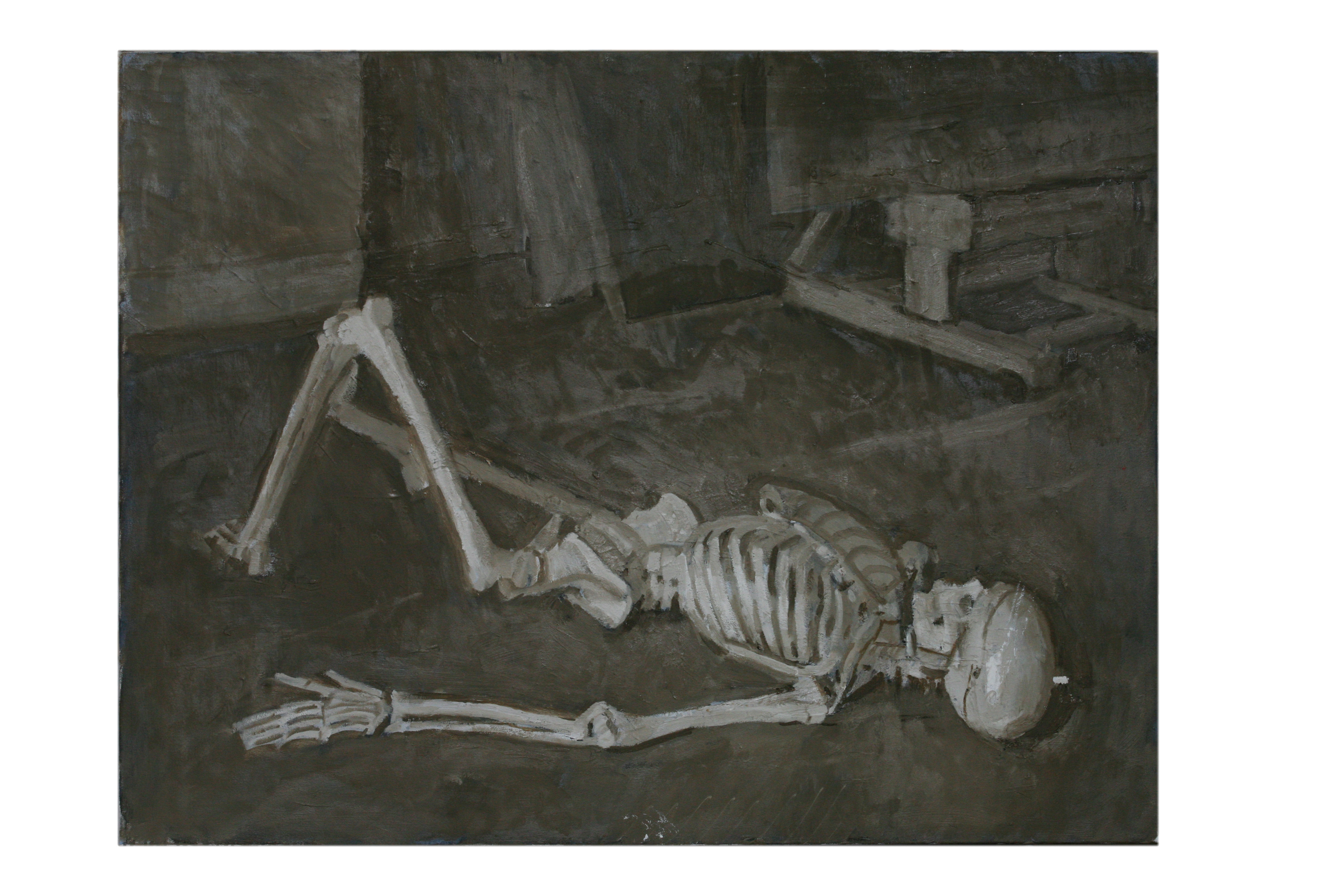 Reclining Skeleton