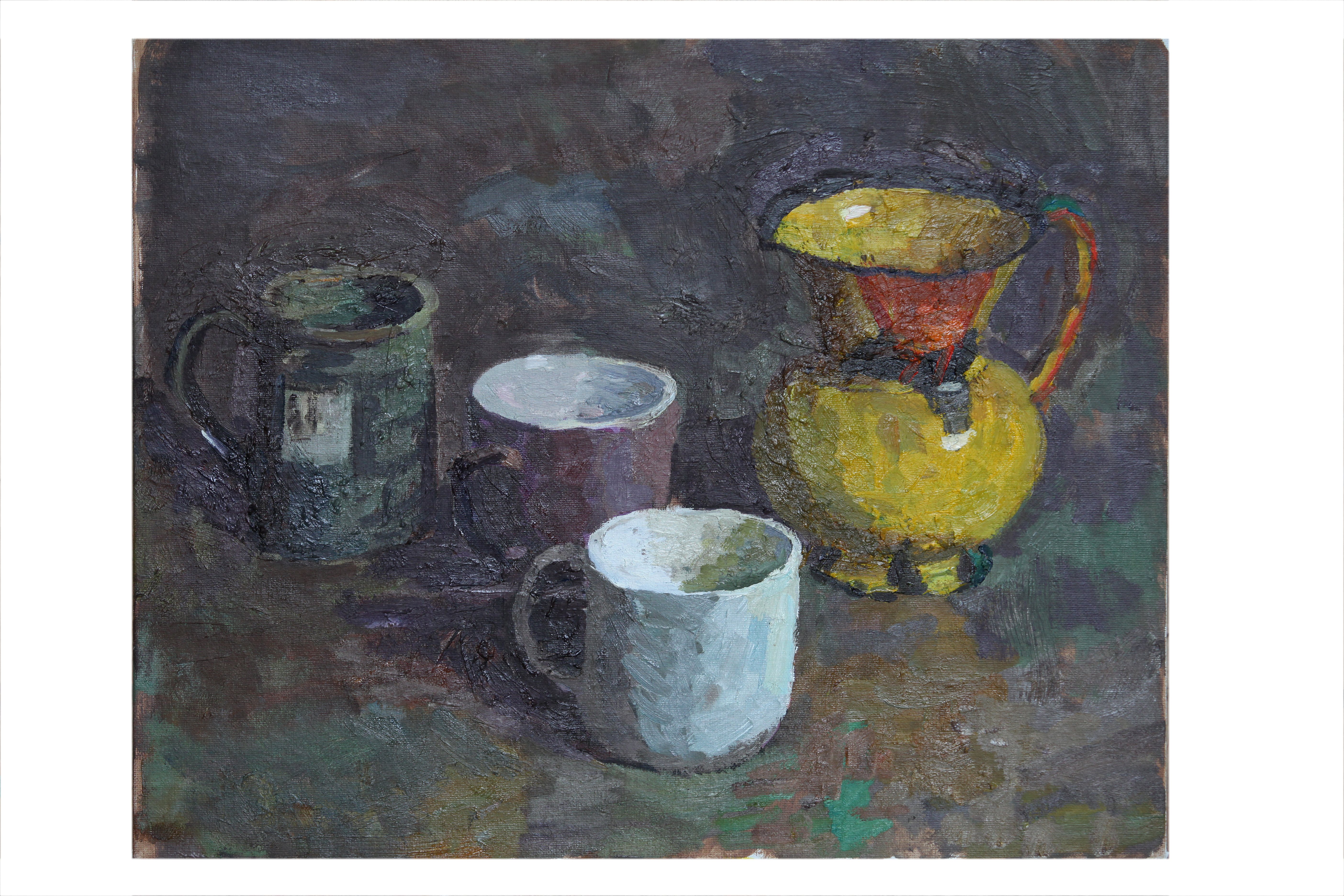 Still-life with Mugs and Jug