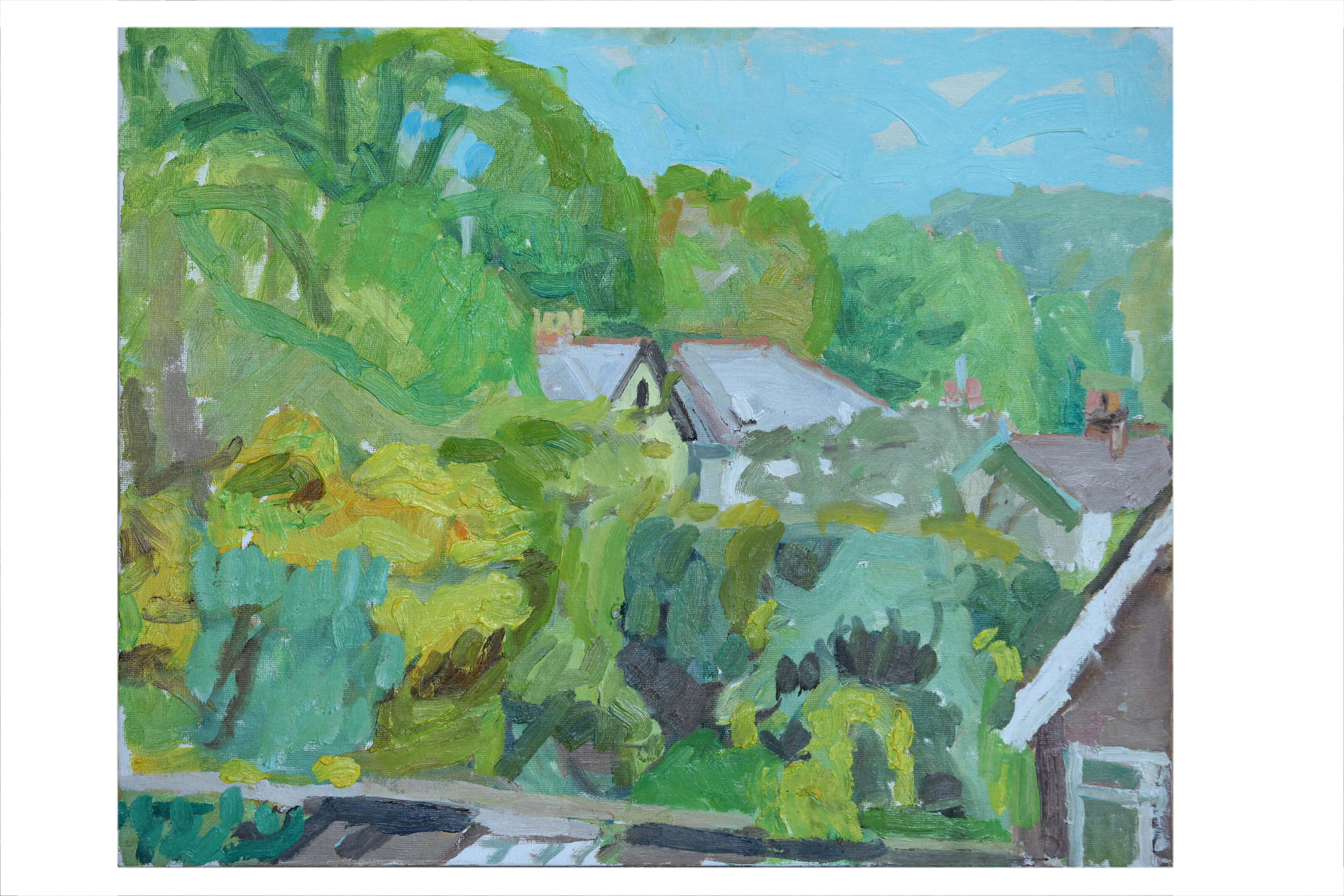 View from studio, spring