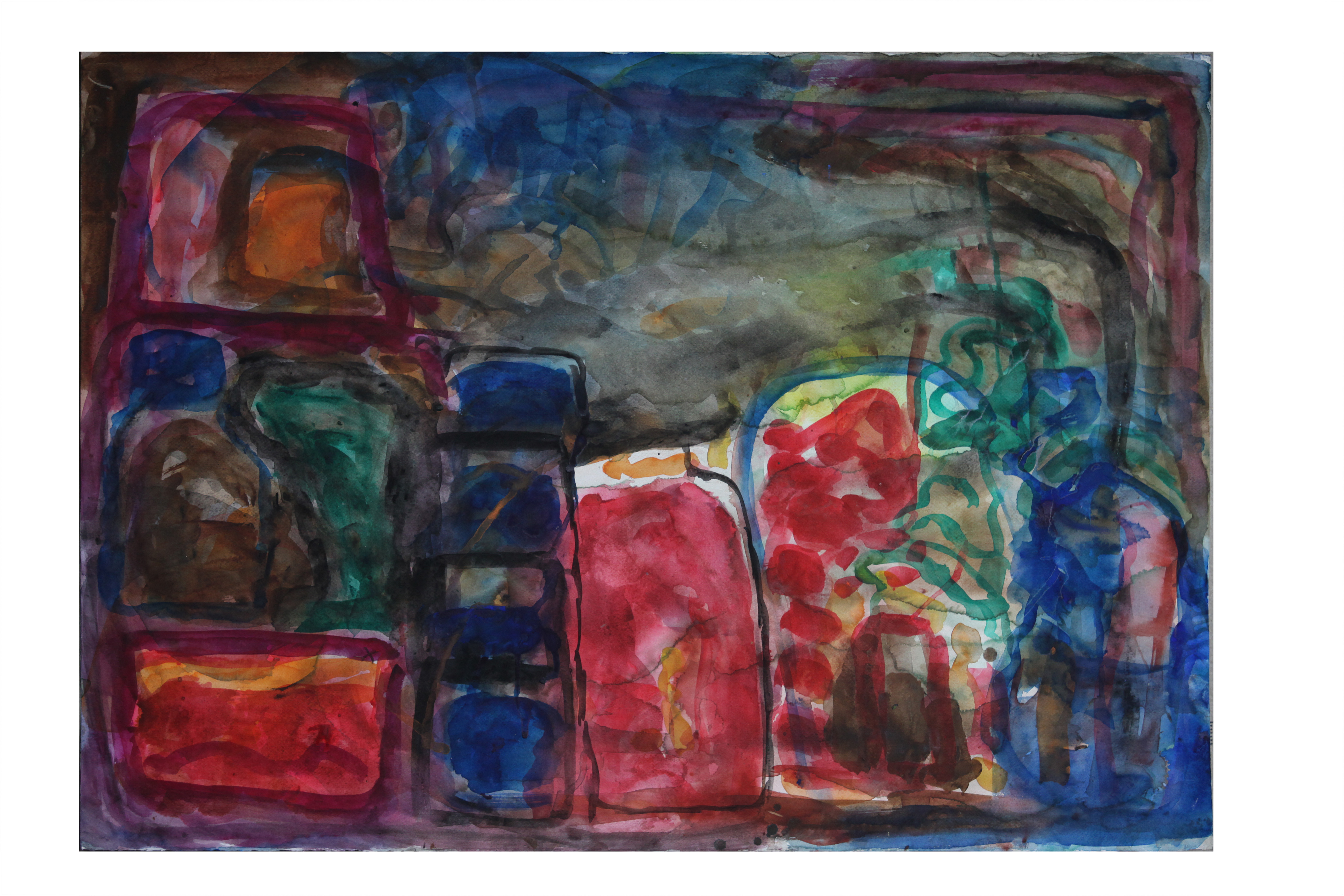 Watercolour on Paper.Splash 9