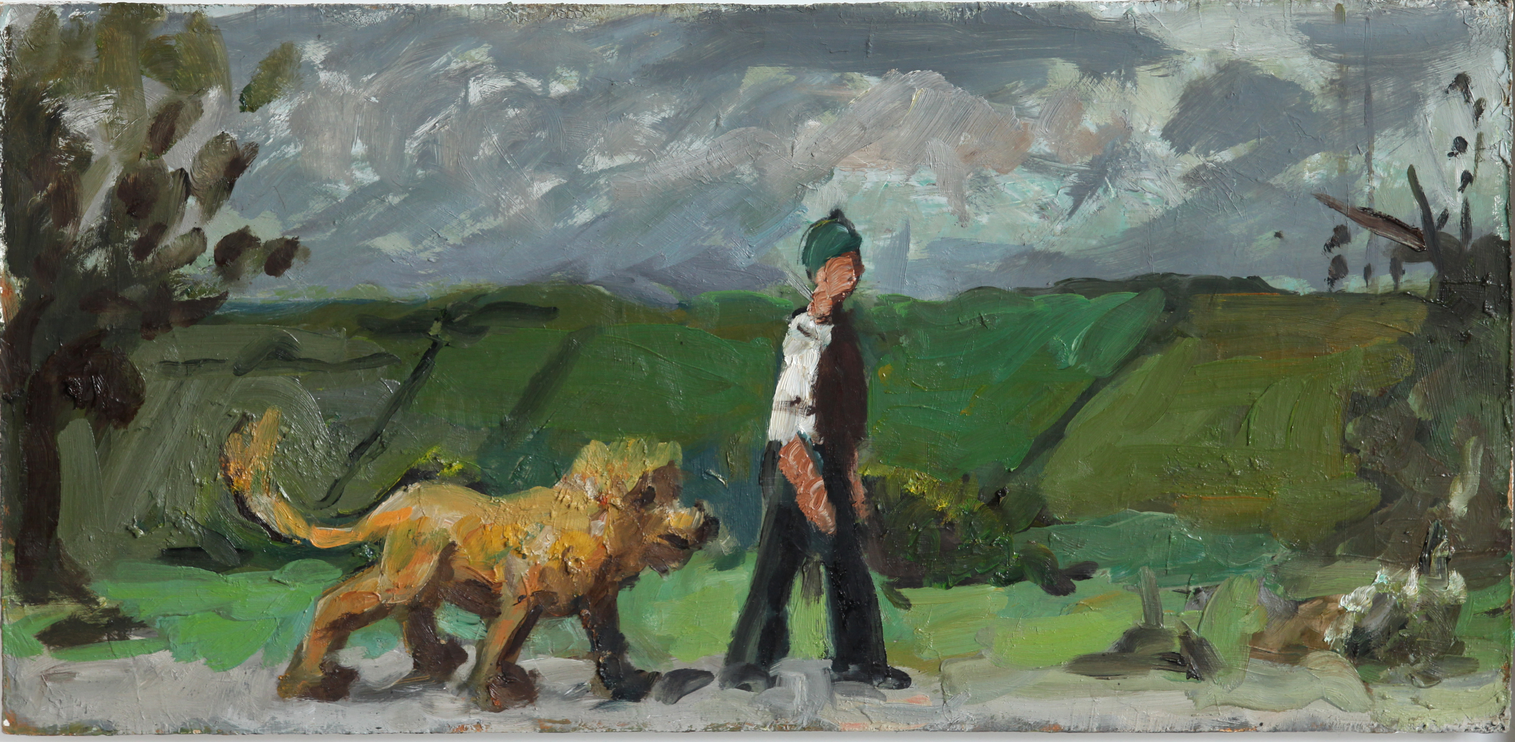Walking with a lion on Klondyke