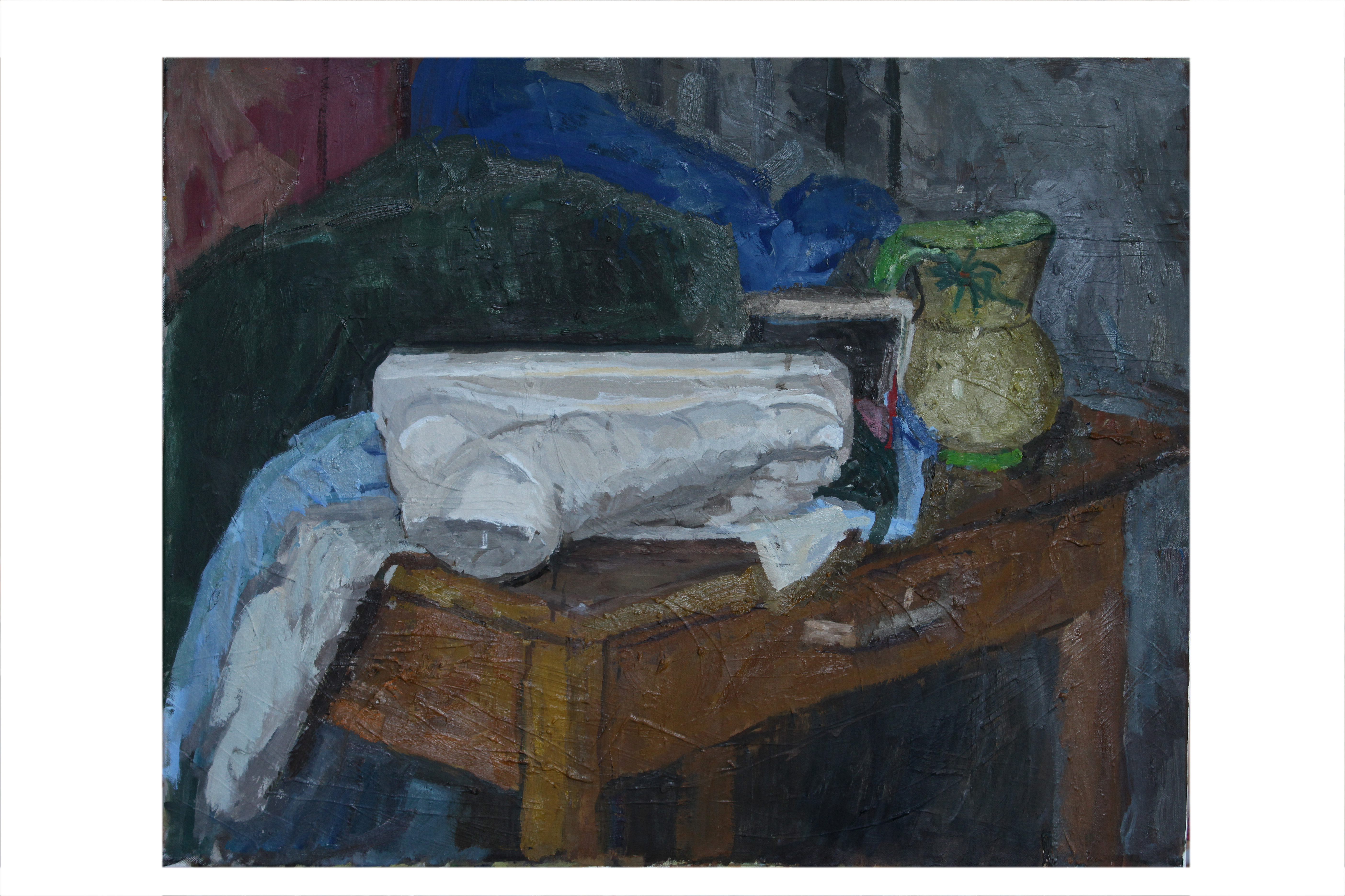 Still life of Plaster Foot and Jug