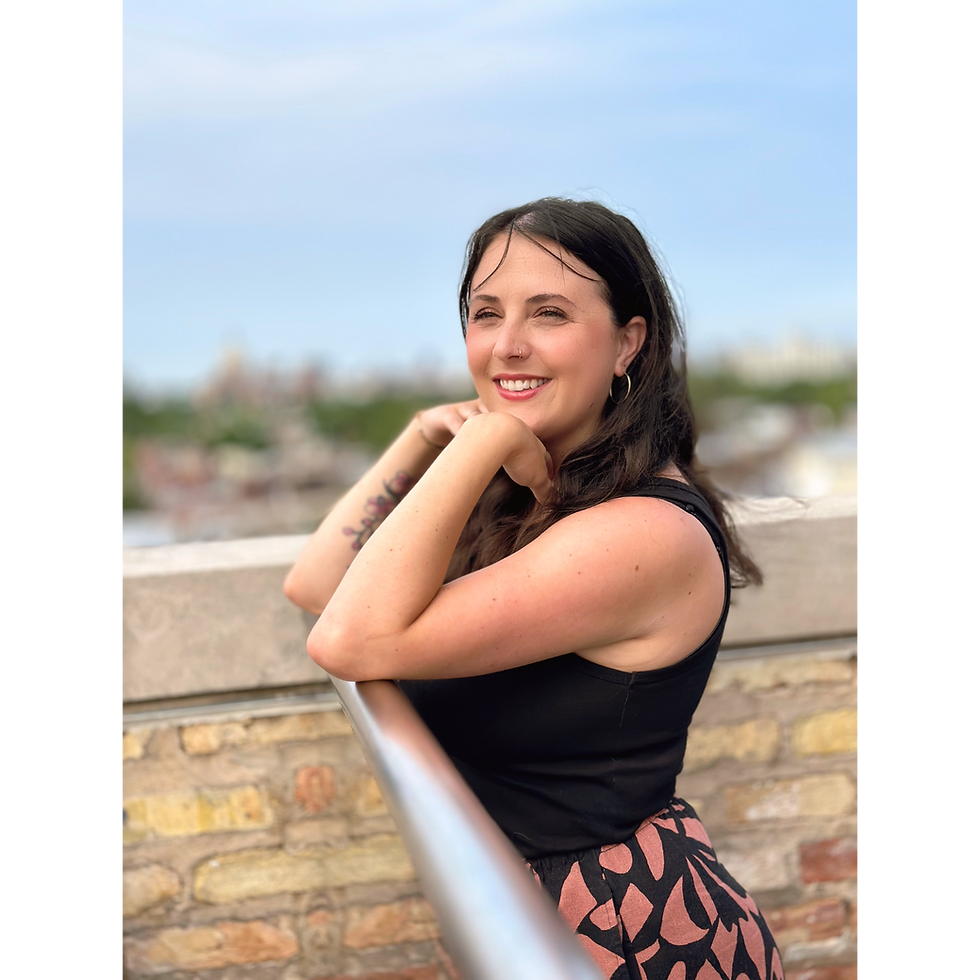 woman looking into the distance