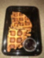 Chocolate Chip Protein Waffles 