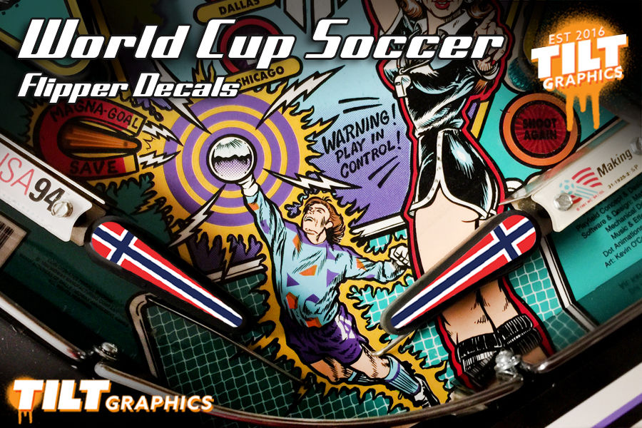 Thumbnail: World Cup Soccer Flipper Decals: Group Stages