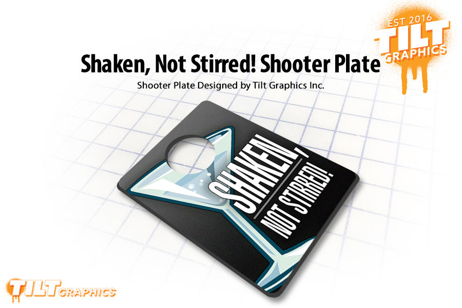 James Bond: Shaken Not Stirred! Shooter Plate