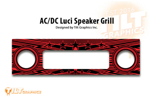 AC/DC Luci Speaker Grill Decal | tilt-graphics-inc