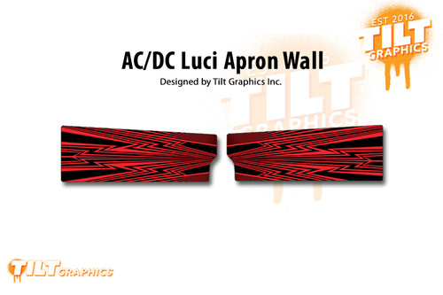 AC/DC Apron Wall Accent: Luci | tilt-graphics-inc