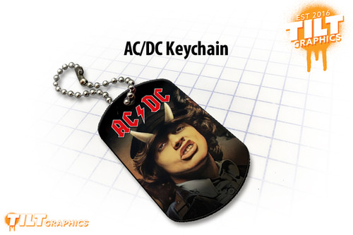 AC/DC Custom Keychain | tilt-graphics-inc