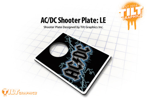 AC/DC Shooter Plate: Limited Edition | tilt-graphics-inc