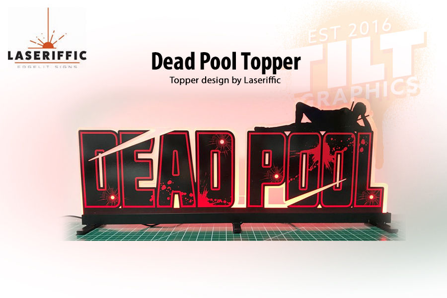Thumbnail: Deadpool Etch & Graphics Pinball Topper