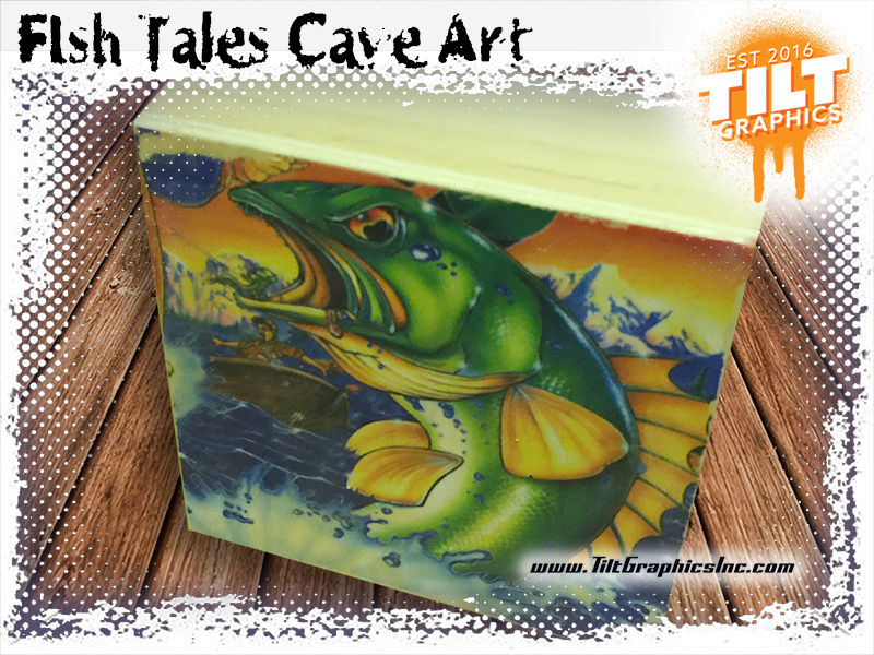 Thumbnail: Fish Tales Cave Art: 4"x4"