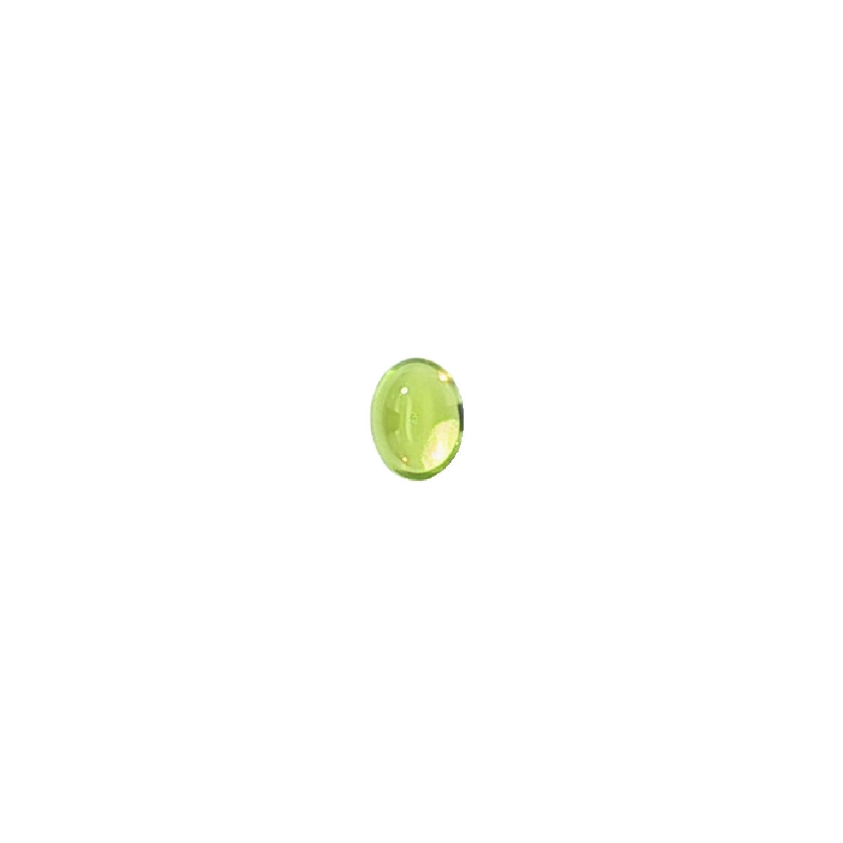 Oval Cabochon Cut Green Peridot