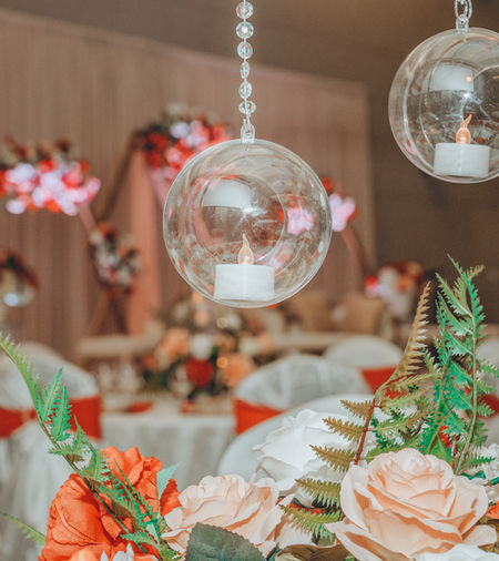 Wedding decoration shot at a pakistani wedding