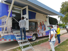 UNIDAD MÓVIL DE COMFENALCO EN RECORRIDO POR LOS MUNICIPIOS DE BOLÍVAR