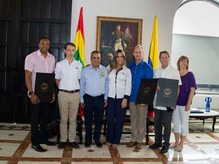 La Alcaldía Mayor de Cartagena hace reconocimiento como huéspedes ilustres a miembros de la NSULA