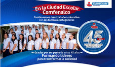 La Ciudad Escolar Comfenalco Celebra 45 años de liderazgo en la educación de niños y jóvenes