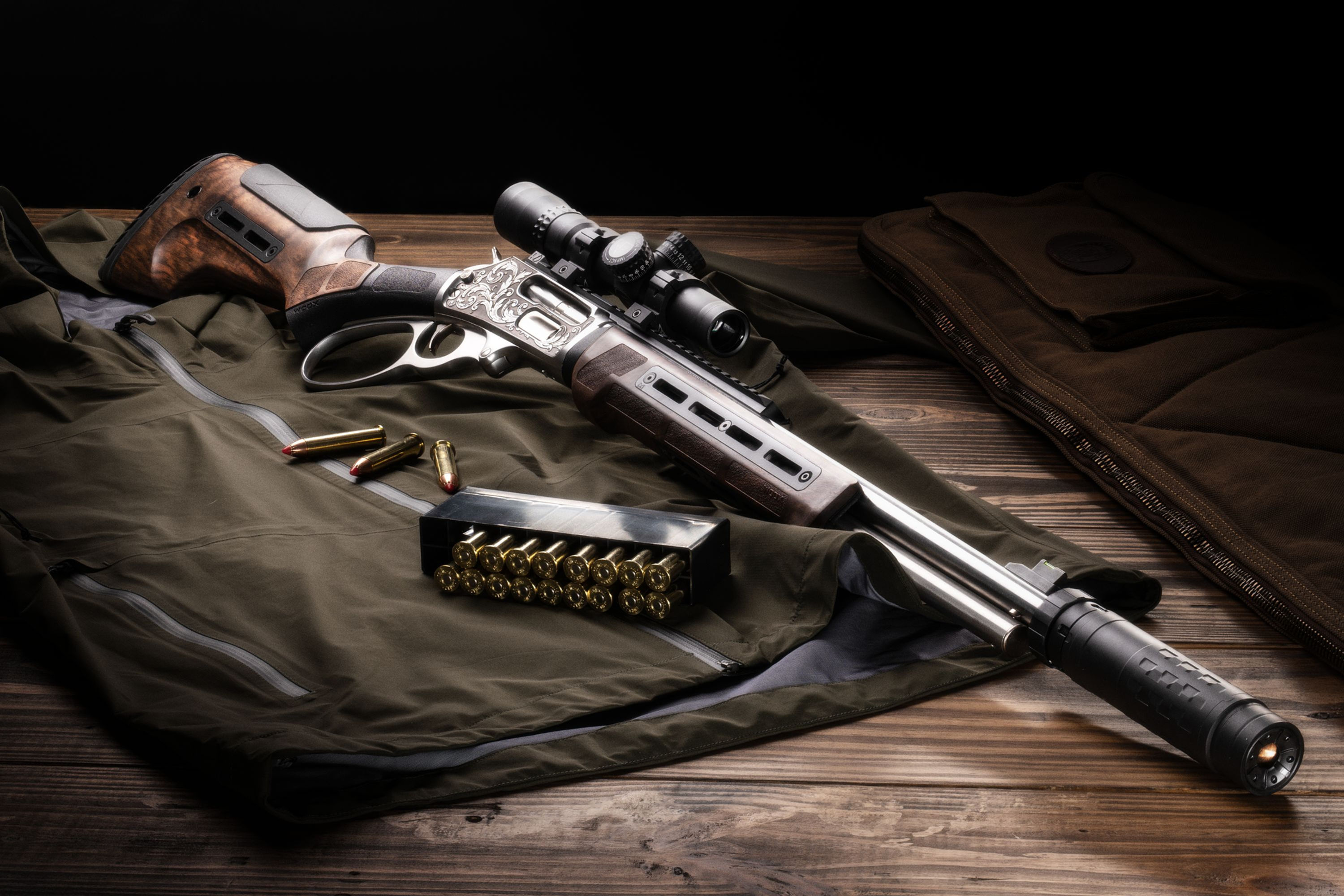Marlin 1895 SBL Black Death numbered CNC limited-edition lever-action rifle