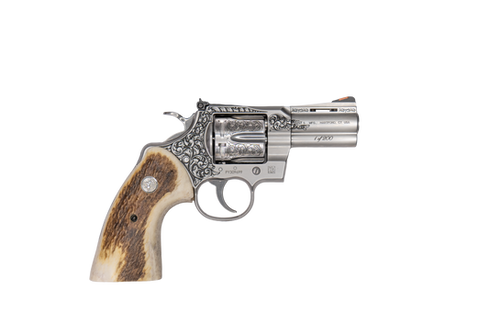 氷*]様 カスタムPYTHON357 MAGNUM Tanaka Colt Python .357 Magnum 6-inch R-model Stainless Steel