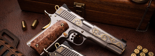 Kimber 1911 Silver Deluxe 38 Super & 45 ACP | CNC Firearms