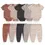Thumbnail: 6/9/10pcs cotton newborn baby girl clothes bodysuits