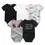 Thumbnail: Unisex solid colour newborn baby cotton bodysuits