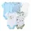 Thumbnail: Unisex solid colour newborn baby cotton bodysuits