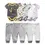 Thumbnail: 6/9/10pcs cotton newborn baby girl clothes bodysuits