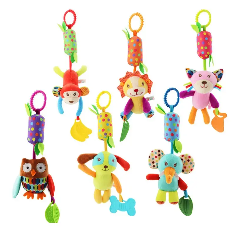 Thumbnail: Newborn rattles plush 0-24 months