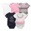 Thumbnail: Unisex solid colour newborn baby cotton bodysuits