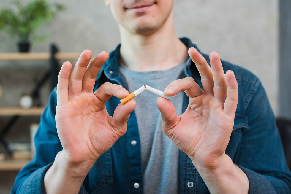 Quitting smoking not only benefits your overall health but also helps protect your hearing as featured in Brilliant-Online