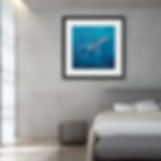 A mother humpback in love - art by Kim Staples Art | Print on Wall | Whale Collection