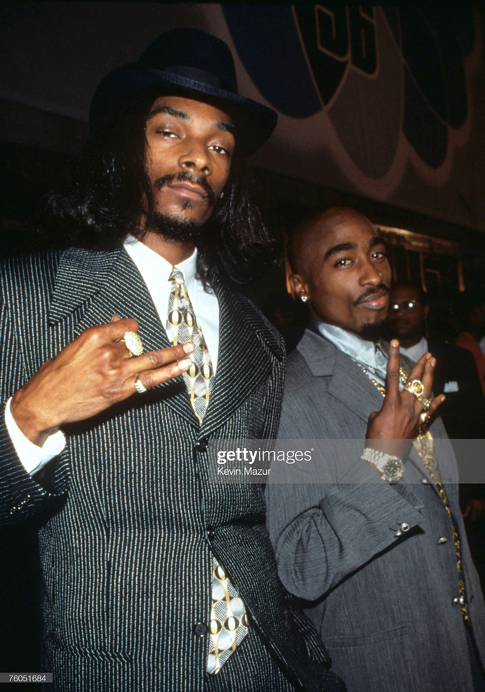 West Coast and East Coast Hip Hop, with celebrated artists such as Snoop Doggy Dog and Tupac Shakur
