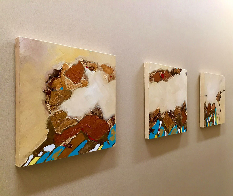 20x60" triptych Corporate Office