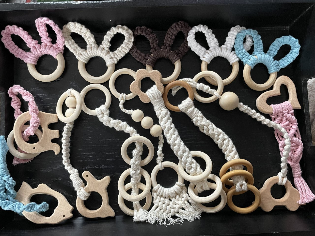 Macram Baby Teethers