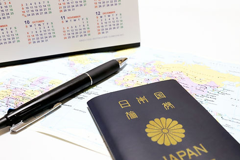 パスポートと旅行計画
