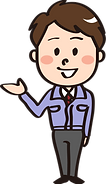 案内をしている男性