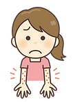 アトピーの女の子