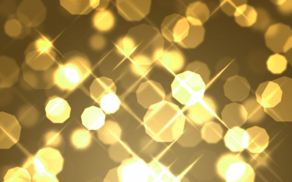 ゴールドのキラキラ背景