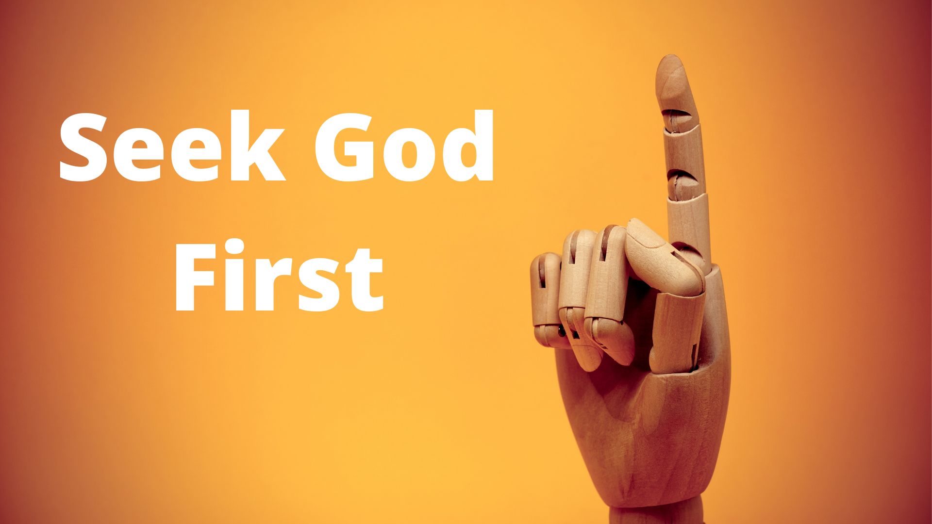 What are Barriers to Seeking God First? content media