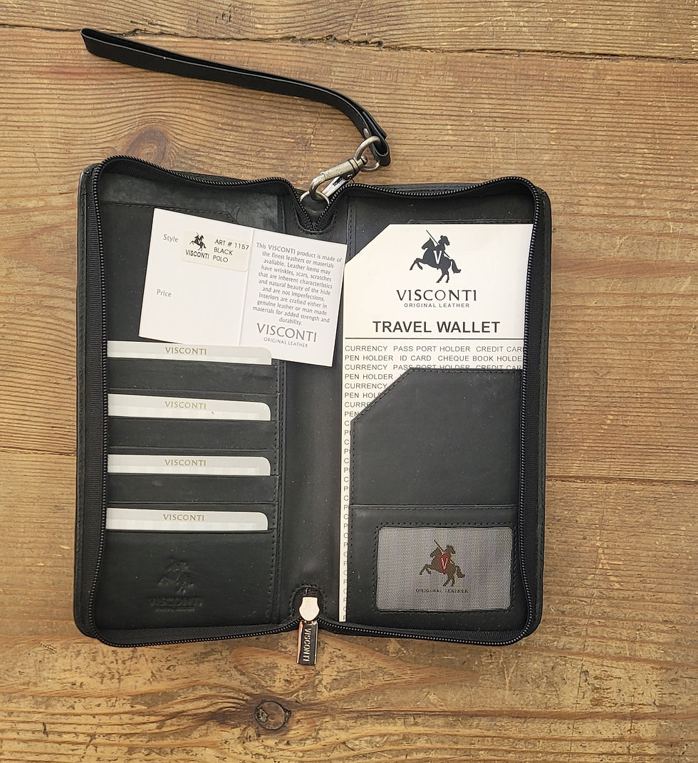 Travel Wallet Zip Around - Visconti