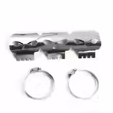 Exhaust Cover Skull, Chrome