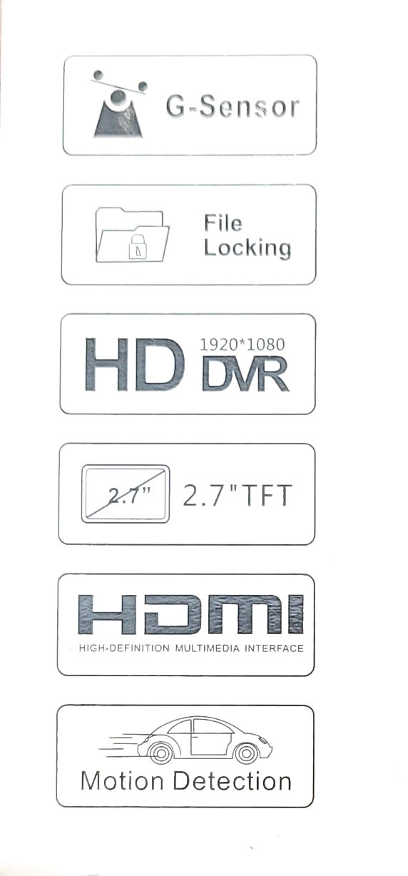 Miniaturbild: Dash Cam - Vehicle Blackbox DVR - Full HD 1080