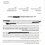 First page of the letter from MK Smotrich