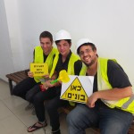 Students at the police station; Photo credit: Honenu