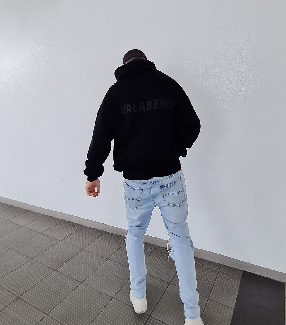 Thumbnail: Black Heavy Weight Hoodie