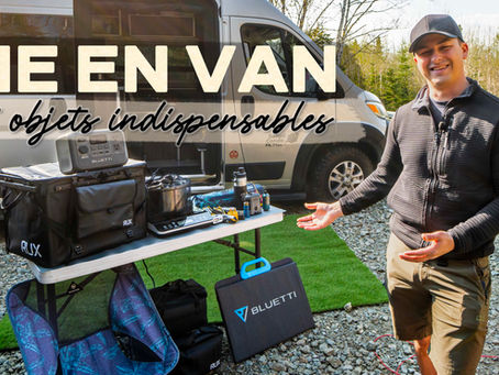NOS 15 INDISPENSABLES pour la Vie en VAN : Énergie, Rangement, Cuisson, Insectes