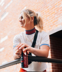 hair and makeup for pro athlete sponsorship campaign