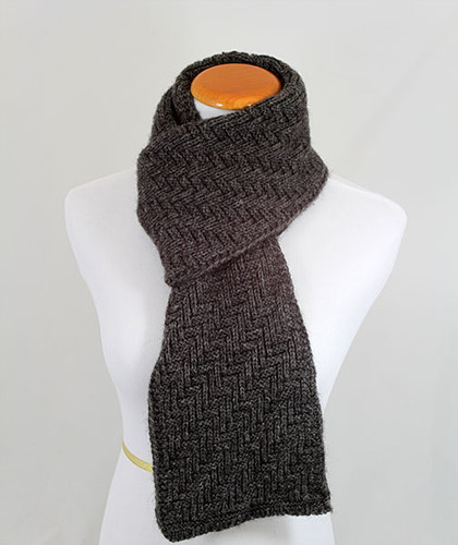 Herringbone Scarf | Fox Ridge Farm Alpac