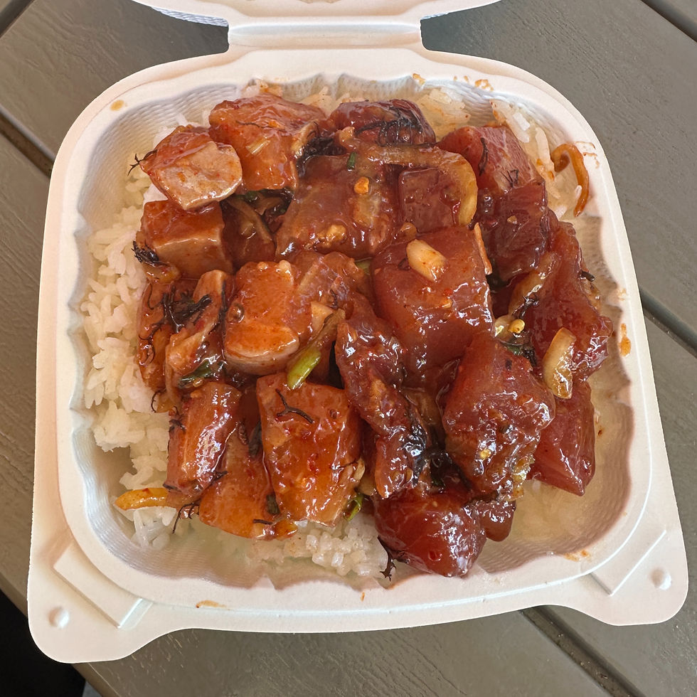 Poke from Ono Seafood on Oahu, Hawaii